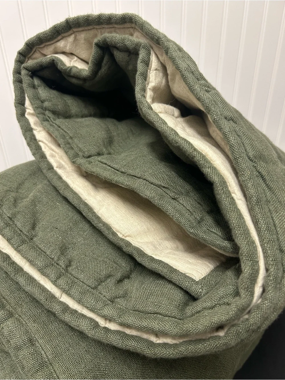 Pottery Barn everyday linen comfort quilt